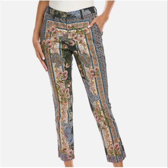 Johnny Was Viva Denim Jean Boho Floral Vintage, size 2 - Picture 1 of 11